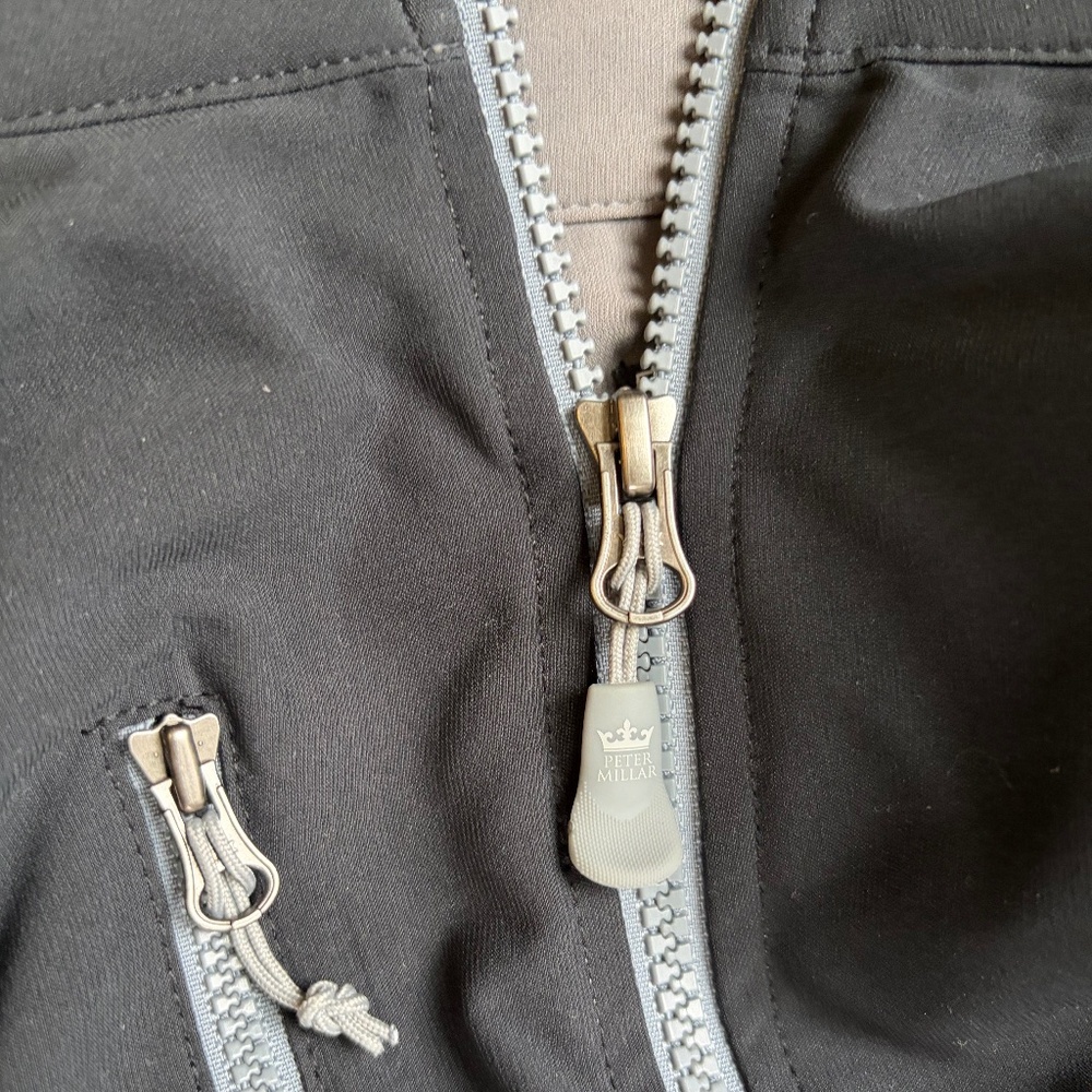 Peter Millar jacket Wind Element E4 Large black - image 5